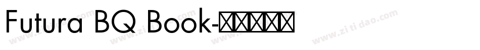 Futura BQ Book字体转换
